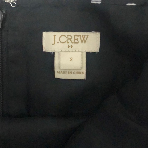 J Crew—Dress, black with white dot, US2 - Picture 3 of 6